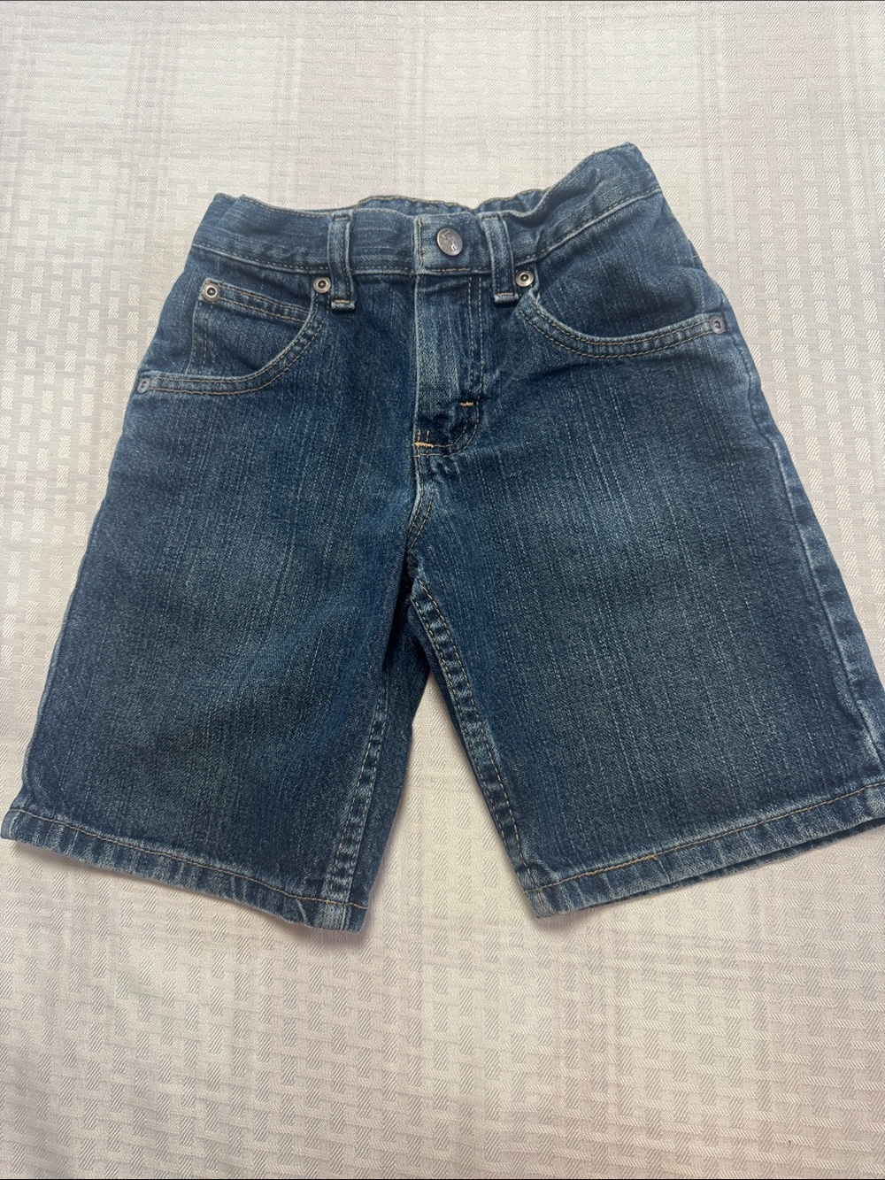 Lee Boys Dark Blue Denim Shorts - Classic Five-Pocket